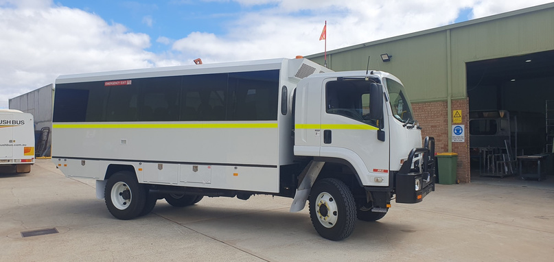 Mine specification 4WD bus