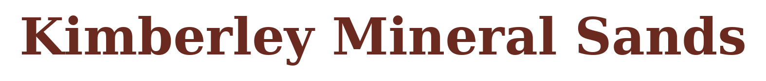 Kimberley Mineral Sands
