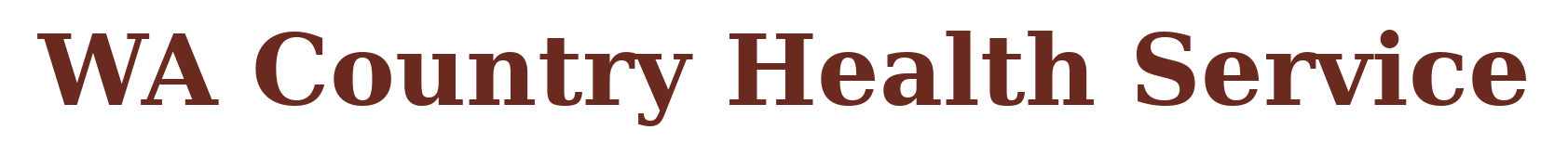 WA Country Health Service